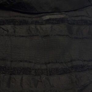 Coldwater Creek Black Textured Fabric